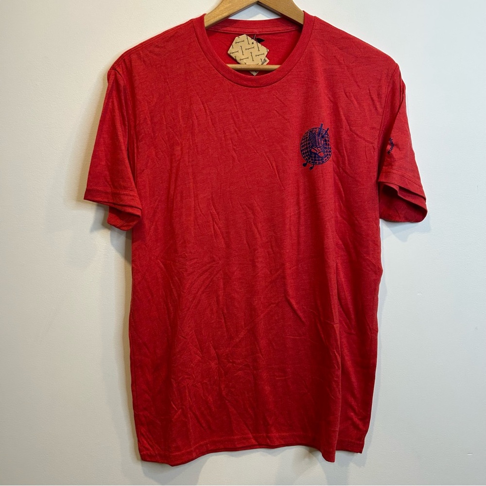 Imperial Men’s Short Sleeve Tee Shirt Red 88th Anderson Memorial Golf Logo